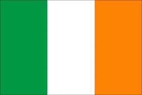 世界の国旗　ヨーロッパ諸国　アイルランド　/　IRELAND　/　IRL