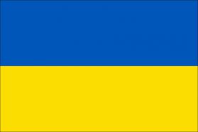 世界の国旗　ヨーロッパ諸国　ウクライナ　/　UKRAINE　/　UKR