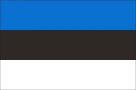 世界の国旗　ヨーロッパ諸国　エストニア　/　ESTONIA　/　EST
