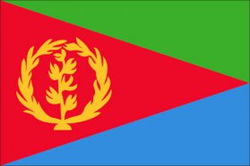 世界の国旗　アフリカ諸国　エリトリア　/　ERITREA　/　ERI
