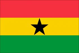 世界の国旗　アフリカ諸国　ガーナ　/　GHANA　/　GHA