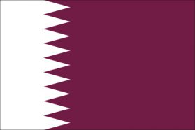 世界の国旗　中東諸国　カタール　/　QA