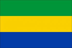 世界の国旗　アフリカ諸国　ガボン　/　GABON　/　GAB
