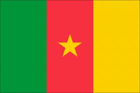 世界の国旗　アフリカ諸国　カメルーン　/　CAMEROON　/　CMR