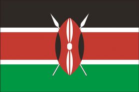 世界の国旗　アフリカ諸国　ケニア　/　KENYA　/　KEN