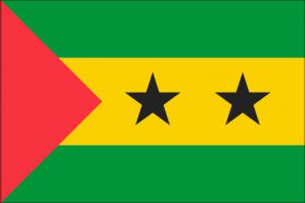 世界の国旗　アフリカ諸国　サントメ・プリンシペ　/　SAO TOME & PRINCIPE　/　STP