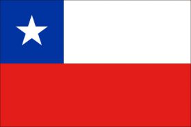 世界の国旗　北米・中南米諸国　チリ　/　CHILE　/　CHL