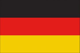 世界の国旗　ヨーロッパ諸国　ドイツ　/　GERMANY　/　DEU