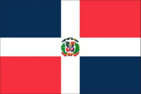 世界の国旗　北米・中南米諸国　ドミニカ共和国　/　DOMINICAN REPUBLIC　/　DOM