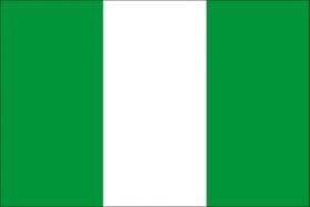 世界の国旗　アフリカ諸国　ナイジェリア　/　NIGERIA　/　NGA