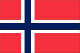 世界の国旗　ヨーロッパ諸国　ノルウェー　/　NORWAY　/　NOR
