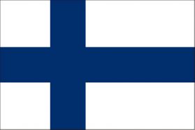 世界の国旗　ヨーロッパ諸国　フィンランド　/　FINLAND　/　FIN