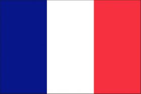 世界の国旗　ヨーロッパ諸国　フランス　/　FRANCE　/　FRA