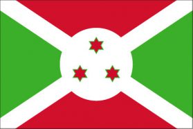 世界の国旗　アフリカ諸国　ブルンジ　/　BURUNDI　/　BDI