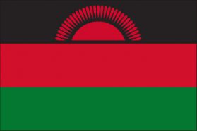 世界の国旗　アフリカ諸国　マラウイ　/　MALAWI　/　MWI