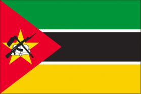 世界の国旗　アフリカ諸国　モザンビーク　/　MOZAMBIQUE　/　MOZ