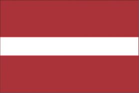 世界の国旗　ヨーロッパ諸国　ラトビア　/　LATVIA　/　LVA