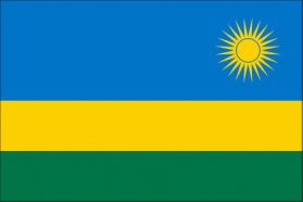 世界の国旗　アフリカ諸国　ルワンダ　/　RWANDA　/　RWA