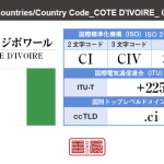 コートジボワール／COTE D'IVOIRE