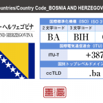 ボスニア・ヘルツェゴビナ／BOSNIA AND HERZEGOVINA