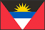 世界地図国旗アイコン　中南米　アンティグア・バーブーダ