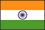 世界地図国旗アイコン　アジア　インド