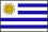 世界地図国旗アイコン　中南米　ウルグアイ