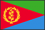 世界地図国旗アイコン　アフリカ　エリトリア