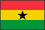 世界地図国旗アイコン　アフリカ　ガーナ