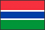 世界地図国旗アイコン　アフリカ　ガンビア