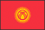世界地図国旗アイコン　ヨーロッパ　キルギス