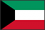 世界地図国旗アイコン　中東　クウェート