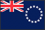 世界地図国旗アイコン　大洋州　クック諸島