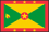 世界地図国旗アイコン　中南米　グレナダ
