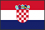 世界地図国旗アイコン　ヨーロッパ　クロアチア