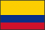 世界地図国旗アイコン　中南米　コロンビア