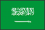 世界地図国旗アイコン　中東　サウジアラビア