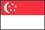世界地図国旗アイコン　アジア　シンガポール