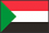 世界地図国旗アイコン　アフリカ　スーダン