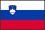 世界地図国旗アイコン　ヨーロッパ　スロべニア