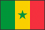 世界地図国旗アイコン　アフリカ　セネガル