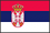 世界地図国旗アイコン　ヨーロッパ　セルビア