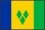世界地図国旗アイコン　中南米　セントビンセント・グレナディーン諸島