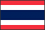 世界地図国旗アイコン　アジア　タイ