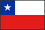 世界地図国旗アイコン　中南米　チリ