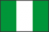 世界地図国旗アイコン　アフリカ　ナイジェリア