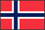 世界地図国旗アイコン　ヨーロッパ　ノルウェー