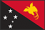世界地図国旗アイコン　大洋州　パプアニューギニア