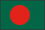 世界地図国旗アイコン　アジア　バングラデシュ