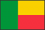 世界地図国旗アイコン　アフリカ　ベナン